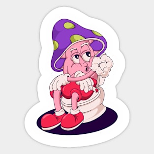 Love Mushroom Sticker